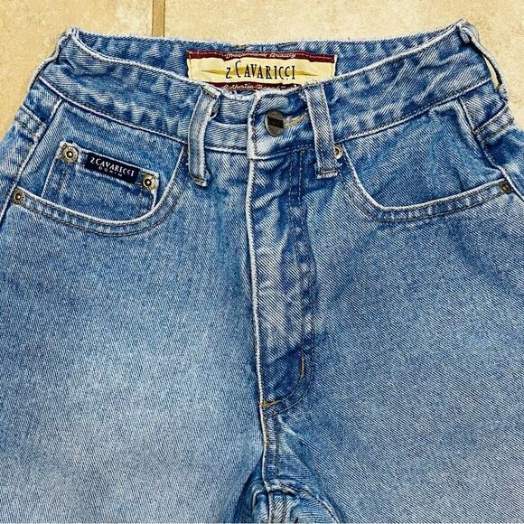 Z. Cavaricci Vintage High Rise 100% Cotton Jeans Women’s 25 x 29.5 USA Made - Picture 10 of 12